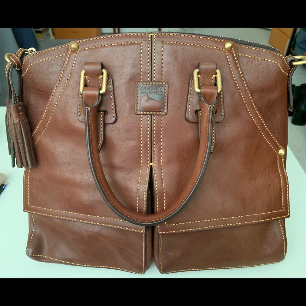 Dooney & Bourke Florentine Clayton Chestnut Bag